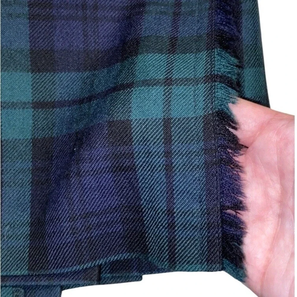 Lochcarron Black Watch Tartan Wool Mini Kilt Skirt 32